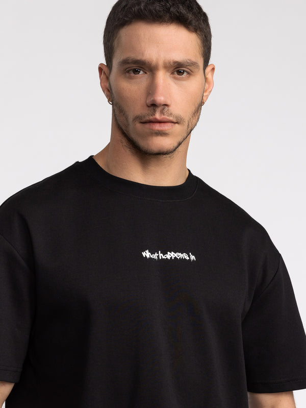 T-SHIRT OVER SIZE Black / XXS
