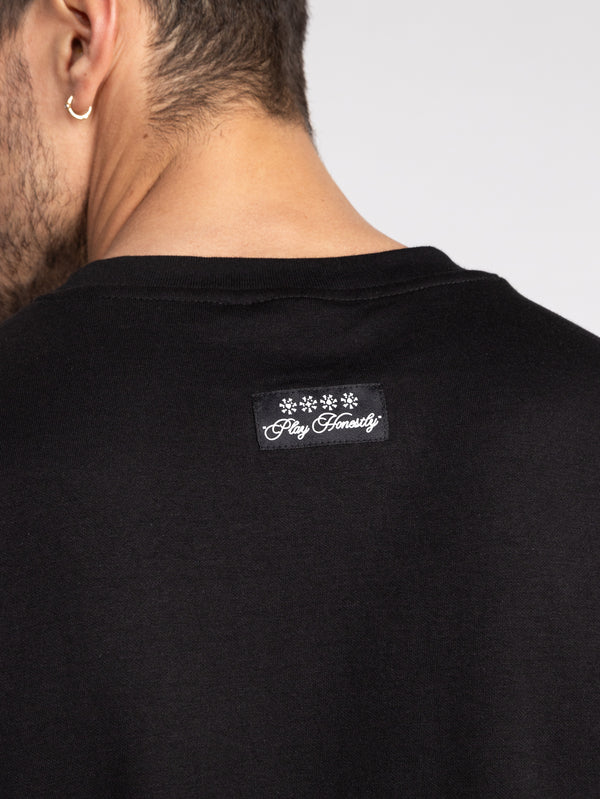 T-SHIRT OVER SIZE Black / XXS