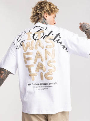T-SHIRT OVER SIZE White / XXS
