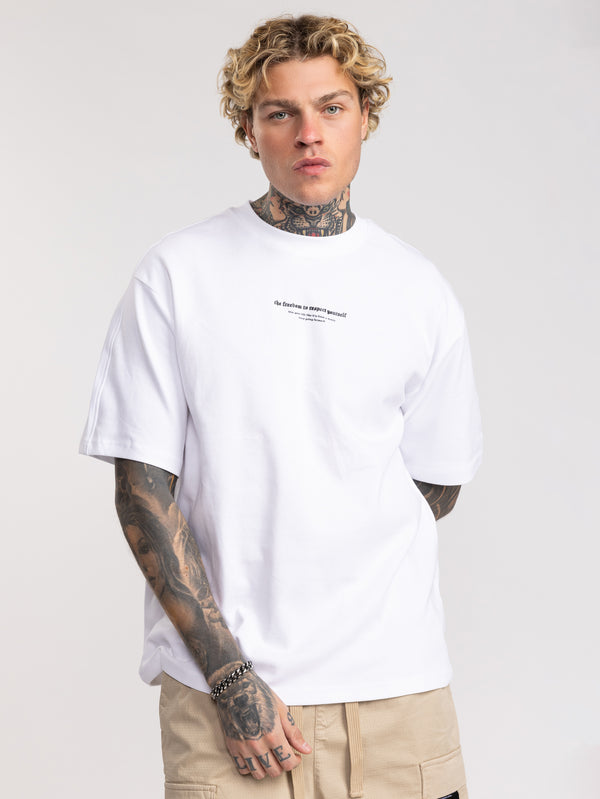 T-SHIRT OVER SIZE White / XXS