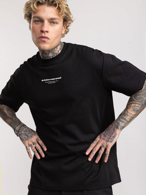 T-SHIRT OVER SIZE Black / XXS