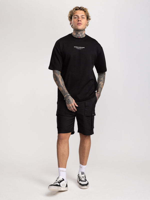 T-SHIRT OVER SIZE Black / XXS