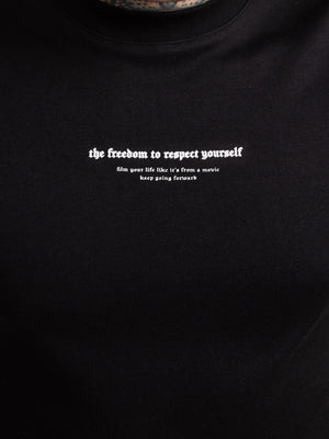 T-SHIRT OVER SIZE Black / XXS