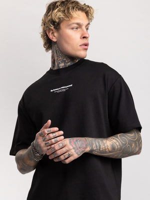 T-SHIRT OVER SIZE Black / XXS
