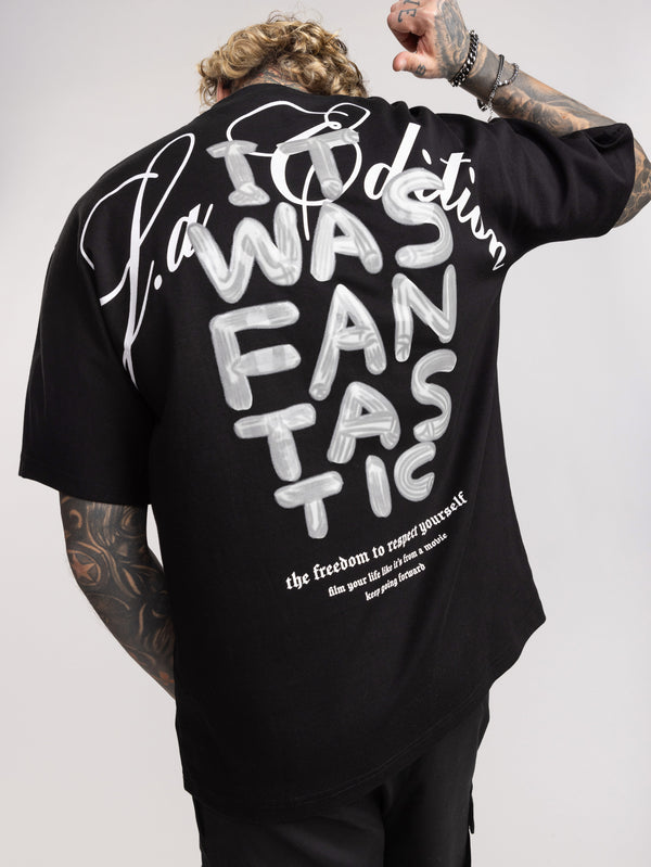 T-SHIRT OVER SIZE Black / XXS