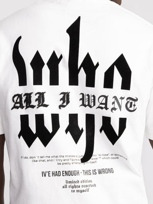 T-SHIRT OVER SIZE Cream / XXL