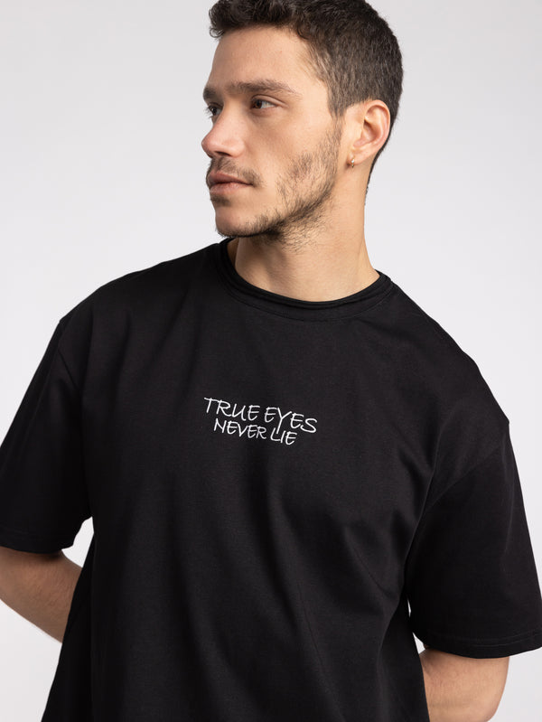 T-SHIRT OVER SIZE Black / XXS