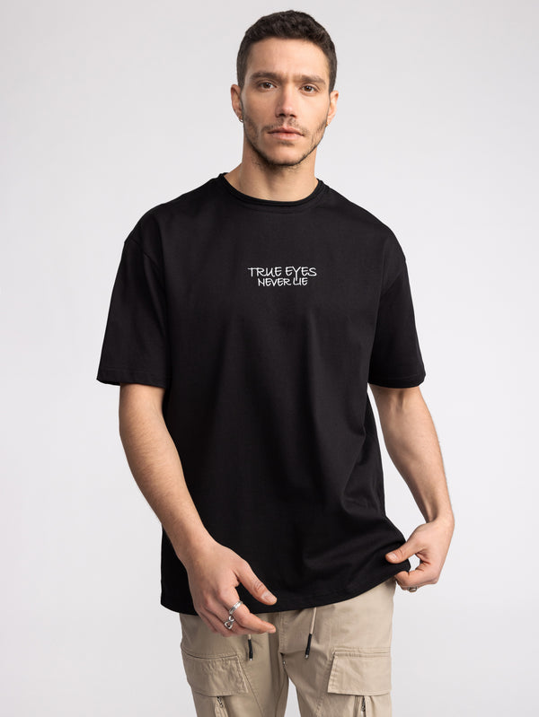 T-SHIRT OVER SIZE Black / XXS