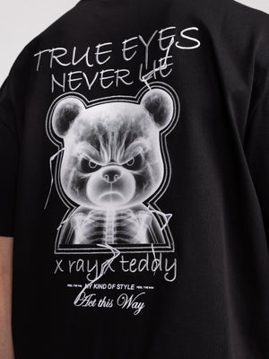 T-SHIRT OVER SIZE Black / XXS
