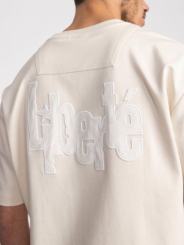 T-SHIRT OVER SIZE Cream / XXS