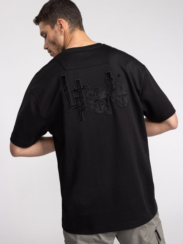 T-SHIRT OVER SIZE Black / XXS