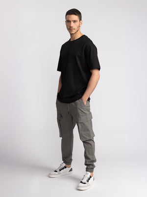 T-SHIRT OVER SIZE Black / XXS