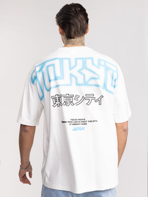 T-SHIRT OVER SIZE White / XXS