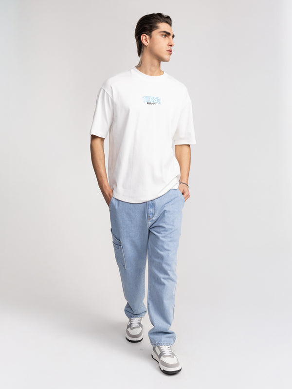 T-SHIRT OVER SIZE White / XXS