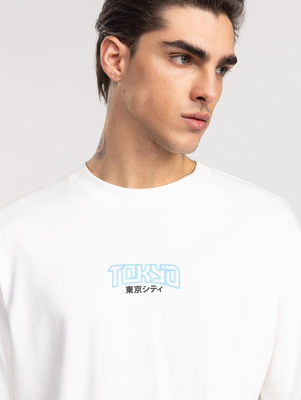 T-SHIRT OVER SIZE White / XXS