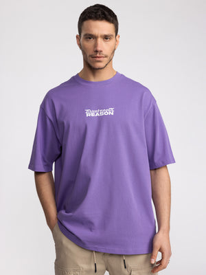 T-SHIRT OVER SIZE Purple / XXS