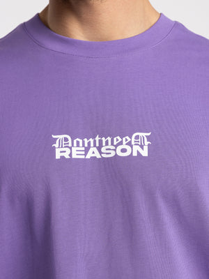 T-SHIRT OVER SIZE Purple / XXS