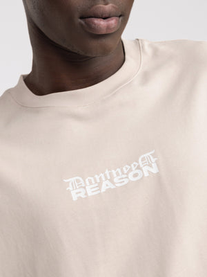 T-SHIRT OVER SIZE Stone / XXS