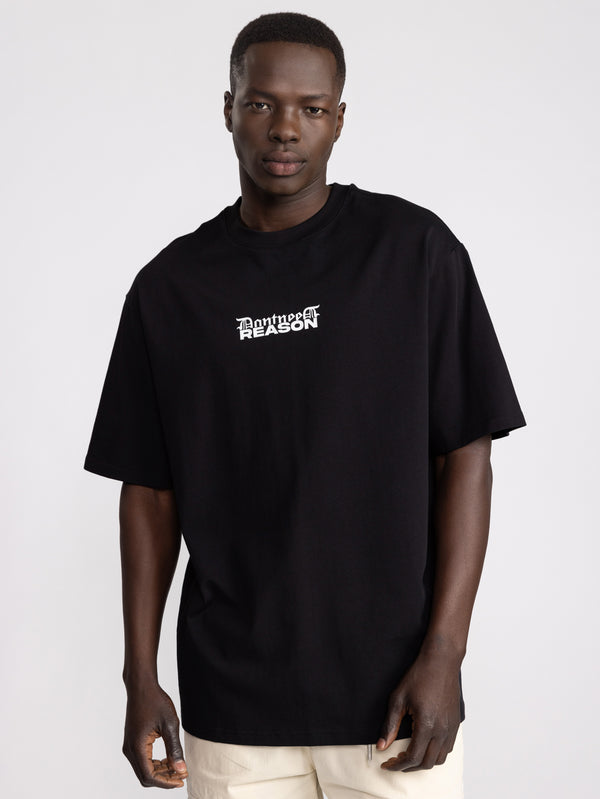 T-SHIRT OVER SIZE Black / XXS