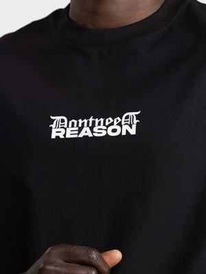 T-SHIRT OVER SIZE Black / XXS