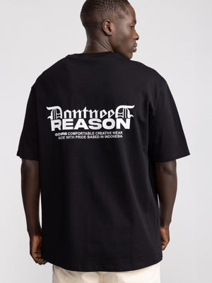 T-SHIRT OVER SIZE Black / XXS