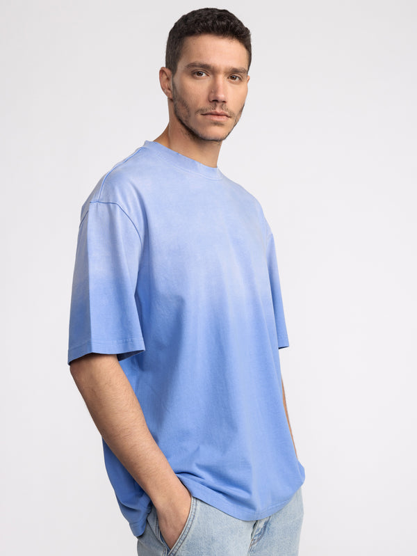 T-SHIRT OVER SIZE Light Blue / XXS
