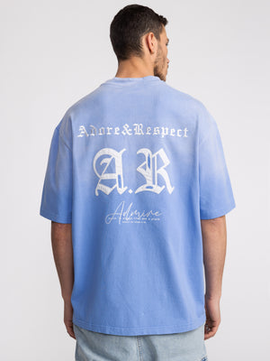 T-SHIRT OVER SIZE Light Blue / XXS