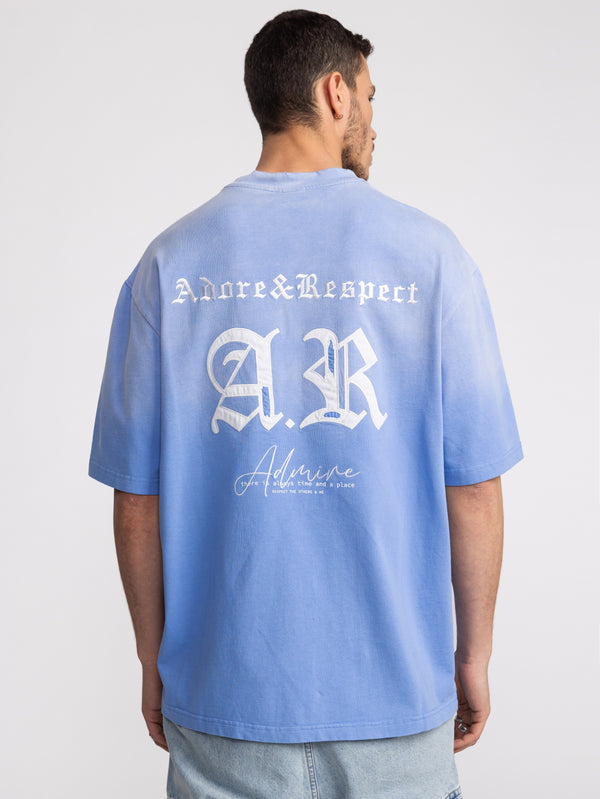 T-SHIRT OVER SIZE Light Blue / XXS