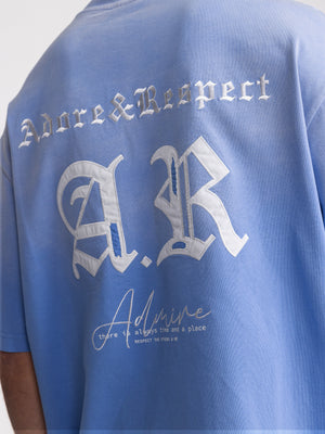 T-SHIRT OVER SIZE Light Blue / XXS