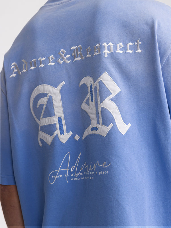 T-SHIRT OVER SIZE Light Blue / XXS