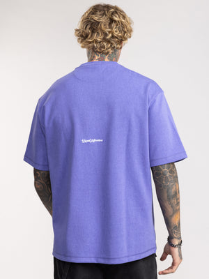T-SHIRT OVER SIZE Purple / XXS