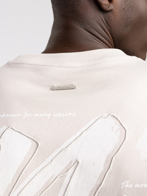T-SHIRT OVER SIZE Stone / XXS