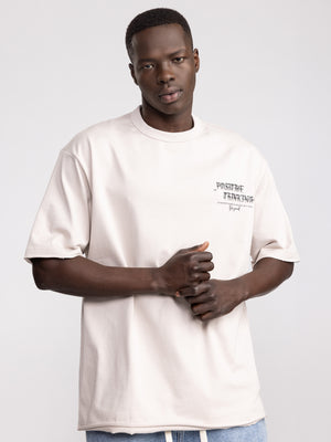 T-SHIRT OVER SIZE Light Gray / XXS
