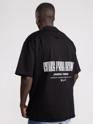 T-SHIRT OVER SIZE Black / XXS