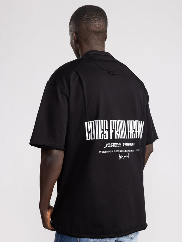 T-SHIRT OVER SIZE Black / XXS