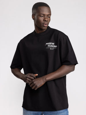 T-SHIRT OVER SIZE Black / XXS