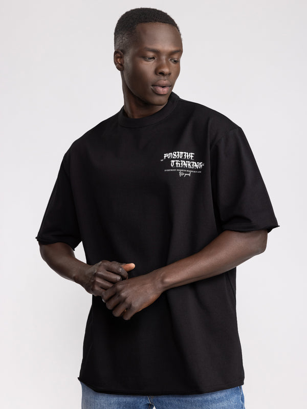 T-SHIRT OVER SIZE Black / XXS