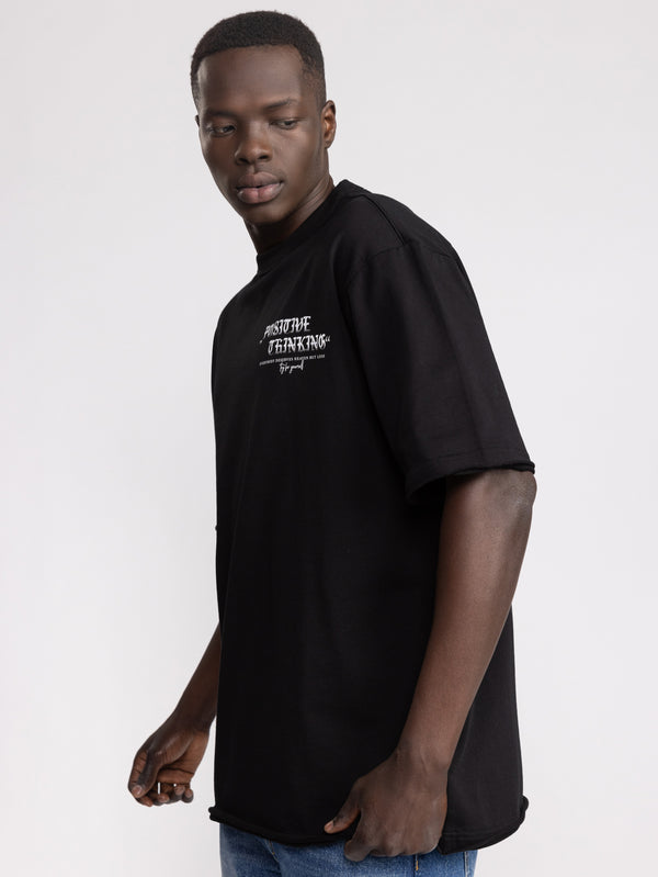 T-SHIRT OVER SIZE Black / XXS