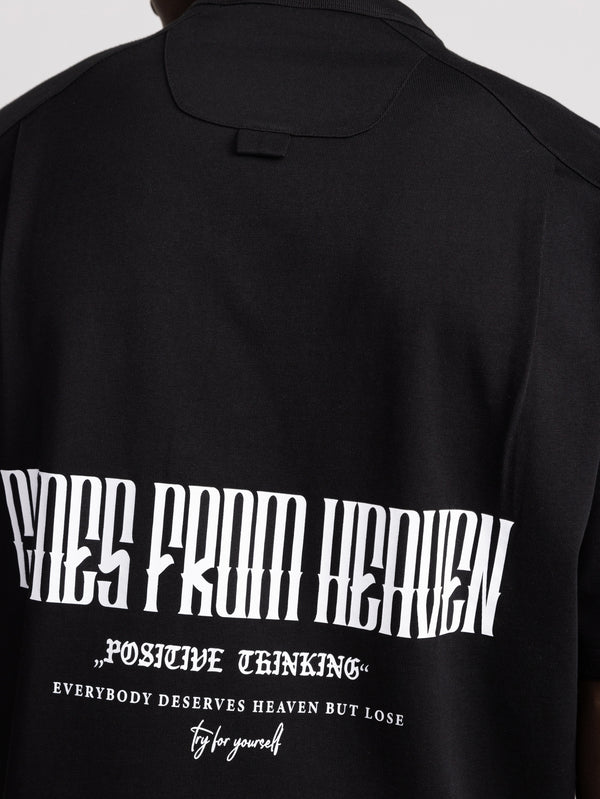 T-SHIRT OVER SIZE Black / XXS