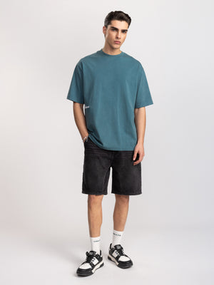 T-SHIRT OVER SIZE Green / XXS