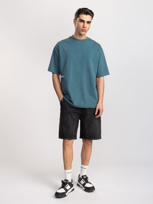 T-SHIRT OVER SIZE Green / XXS