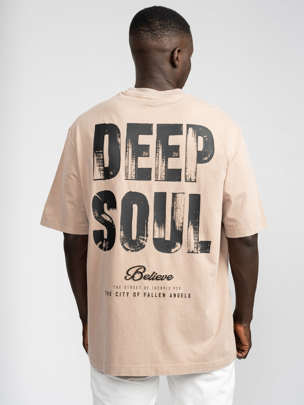 T-SHIRT OVER SIZE Mocha / XXS