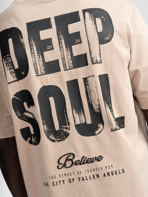 T-SHIRT OVER SIZE Mocha / XXS