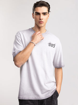 T-SHIRT OVER SIZE Gray / XXS