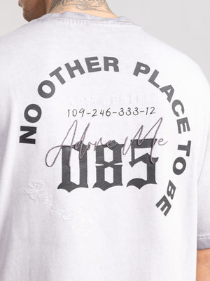 T-SHIRT OVER SIZE Gray / XXS