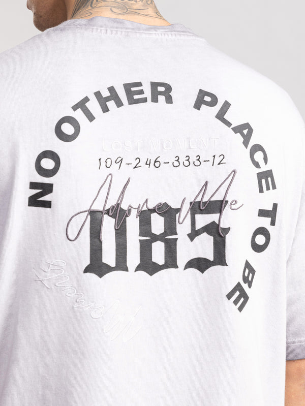 T-SHIRT OVER SIZE Gray / XXS