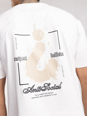 T-SHIRT OVER SIZE White / XXS