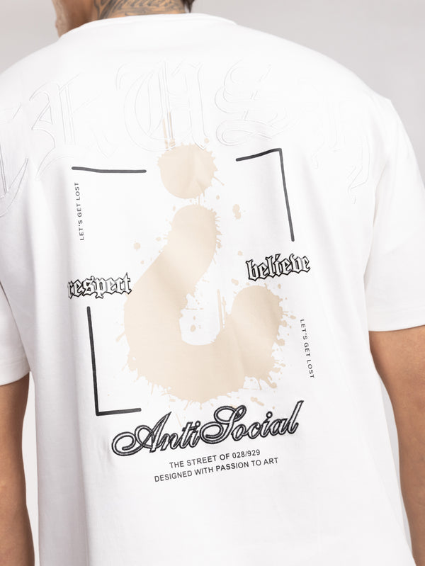 T-SHIRT OVER SIZE White / XXS