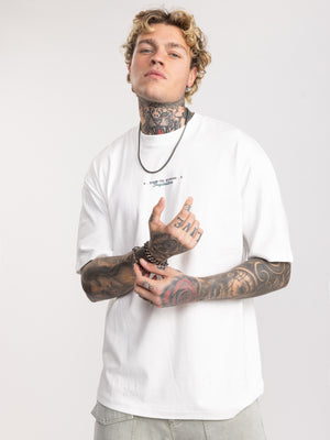 T-SHIRT OVER SIZE White / XXS