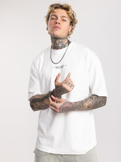 T-SHIRT OVER SIZE White / XXS
